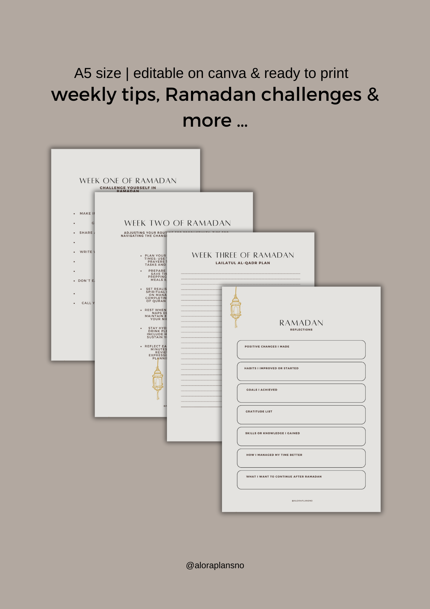 Digital Ramadan Planner 2025