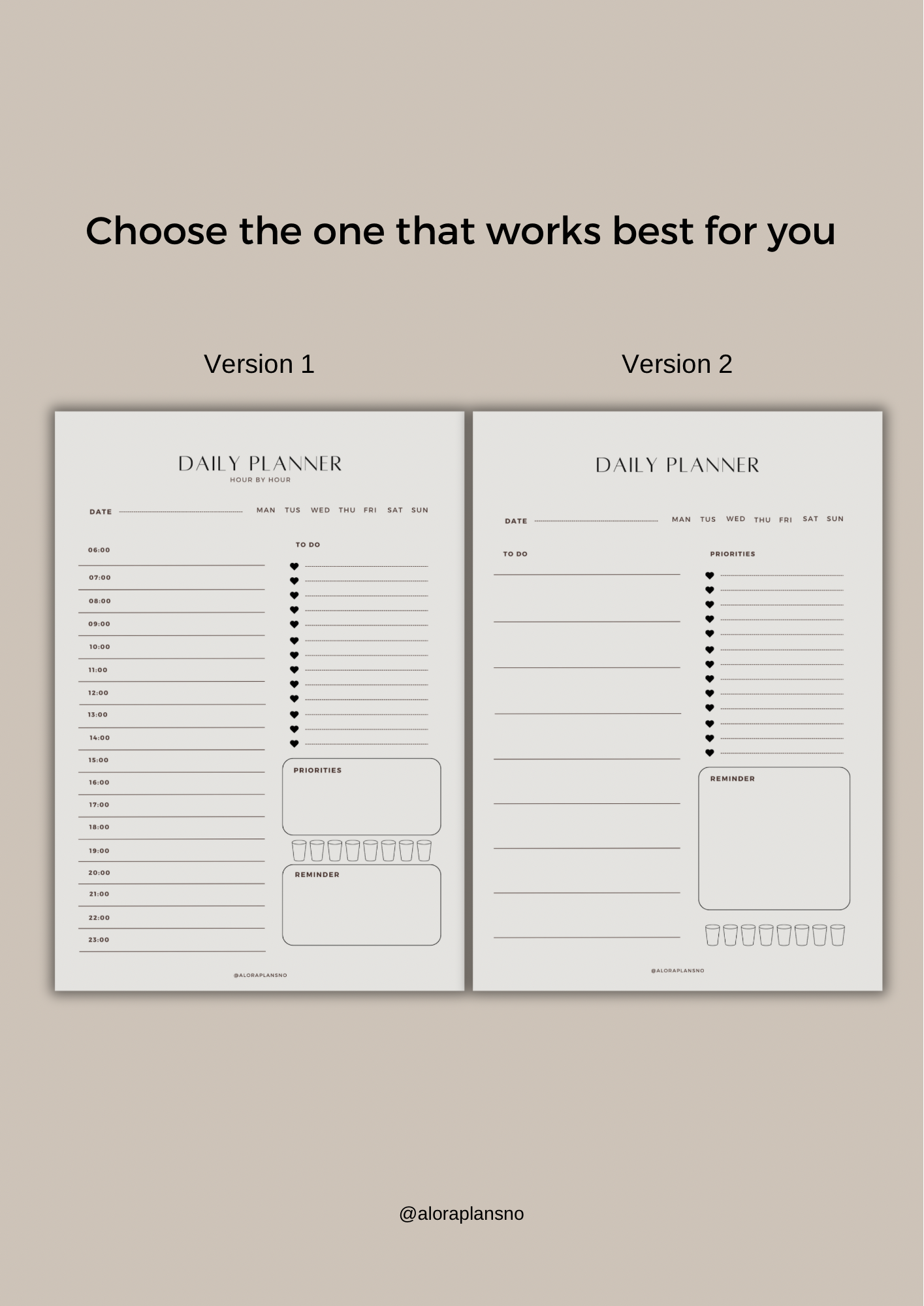 Daily planner 2025