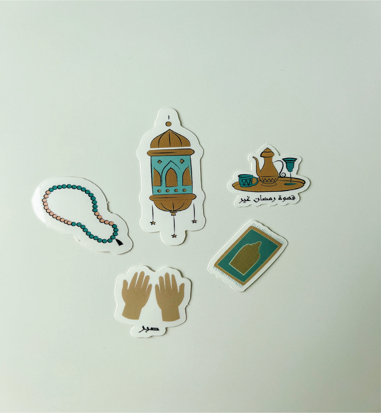 Ramadan stickers (sett av 5 stk)