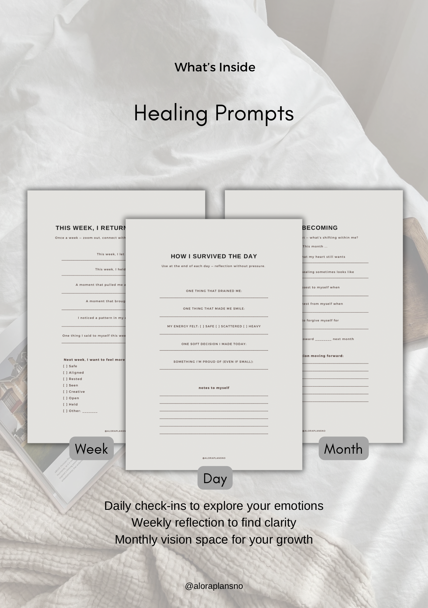 The Day I Chose Me – Guided Digital Journal for Healing & Self-Discovery