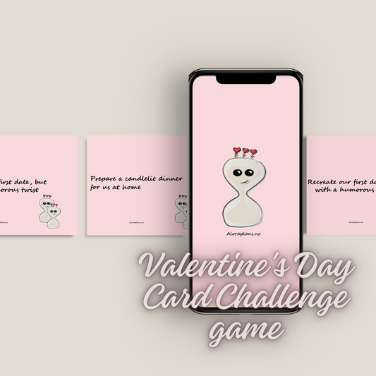 Valentine’s day card challenge game